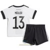 Maglia ufficiale Germania Muller 13 Casa Mondiali 2022 per Bambino